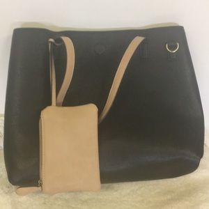 Simple Design Beautiful Black Tote Bag